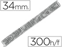[KF04441] ESPIRAL METALICO Q-CONNECT 64 5:1 34MM 1,2MM CAJA DE 25 UNIDADES
