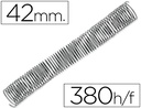 [KF04460] ESPIRAL METALICO Q-CONNECT 64 5:1 42MM 1,2MM CAJA DE 25 UNIDADES