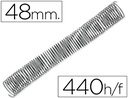 [KF04477] ESPIRAL METALICO Q-CONNECT 64 5:1 48MM 1,2MM CAJA DE 25 UNIDADES