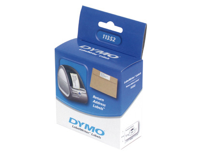 ETIQUETA ADHESIVA DYMO 99015 -TAMAÑO 70X54 MM PARA IMPRESORA 400 320 ETIQUETAS USO DISKETTE