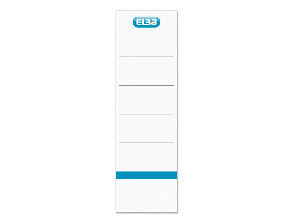 ETIQUETAS CARTON ELBA LOMERA 54X190 MM PACK DE 10 UNIDADES