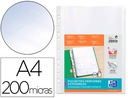 [100207012] FUNDA MULTITALADRO OXFORD CON FUELLE DIN A4 200 MC CRISTAL
