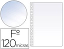 [46101(31340ANTIGUA)] FUNDA MULTITALADRO ESSELTE FOLIO POLIPROPILENO 120 MC CRISTAL CAJA DE 100 UNIDADES