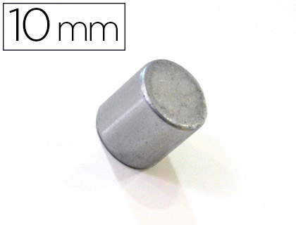 IMAN EXTRAFUERTE BI-OFFICE SUJECION IDEAL PARA PIZARRAS MAGNETICAS 10 MM PLATEADOS BLISTER DE 2 UNIDADES