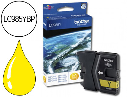 INK-JET BROTHER LC-985Y AMARILLO DCP-J125/DCP-J315W MFC-J265W/MFC-J410/MFC-J415W