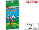 [AL010654] LAPICES DE COLORES ALPINO 654 C/ DE 12 COLORES LARGOS