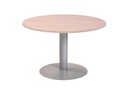 [3005AT02] MESA DE REUNION ROCADA MEETING 3005AT02 ESTRUCTURA COLUMNA ACERO GRIS TABLERO MADERA GRIS 100 CM DIAMETRO