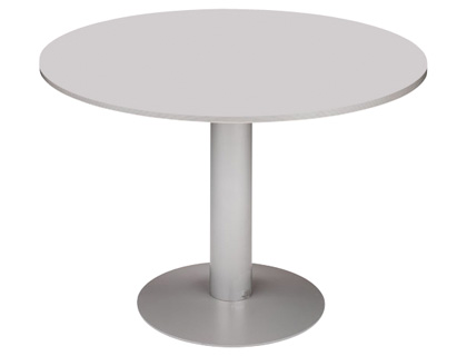 MESA REUNION REDONDA MEETING 3005AT01 ESTRUCTURA ALUMINIO TABLERO HAYA 100 CM DIAMETRO