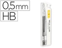 [MG01] MINAS LIDERPAPEL GRAFITO 0,5 MM HB TUBO DE 12 MINAS LONGITUD 60 MM