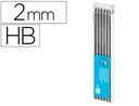 [MG03] MINAS LIDERPAPEL GRAFITO 2 MM ESTUCHE DE 12 MINAS LONGITUD 120 MM