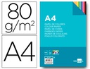 [PC62] PAPEL COLOR LIDERPAPEL A4 80GR 25 COLORES SURTIDOS PAQUETE DE 100 HOJAS