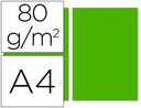 [PC61] PAPEL COLOR LIDERPAPEL A4 80GR VERDE INTENSO PAQUETE DE 100 HOJAS