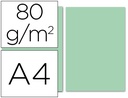 [PC55] PAPEL COLOR LIDERPAPEL A4 80GR VERDE PAQUETE DE 100 HOJAS