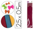 [CP05] PAPEL CRESPON LIDERPAPEL 50 CM X 2.5M 34G/M2 BURDEOS