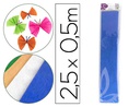 [CP25] PAPEL CRESPON LIDERPAPEL 50 CM X 2.5M METALIZADO AZUL