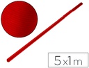 [PK48] PAPEL KRAFT LIDERPAPEL ROJO CHERRY ROLLO 5X1 MT