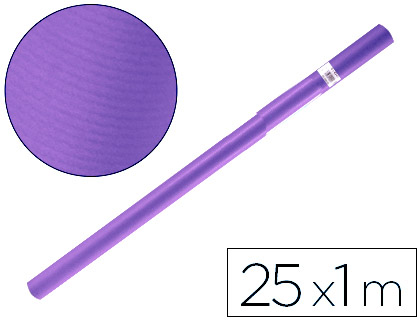 PAPEL KRAFT LIDERPAPEL VIOLETA ROLLO 25X1 MT