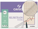 [C200406323] PAPEL MILIMETRADO GUARRO 210X297 MM MINIPACK DE 12 HOJAS