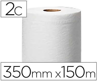 PAPEL SECAMANOS CENTRAL 2 CAPAS PARA DISPENSADOR M2 ROLLO DE 150,2 MT