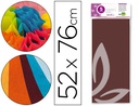 [SE07] PAPEL SEDA LIDERPAPEL 52X76CM 18G/M2 BOLSA DE 5 HOJAS MARRON