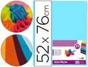 [SE15] PAPEL SEDA LIDERPAPEL CELESTE 52X76 CM 18 GR PAQUETE DE 25 HOJAS