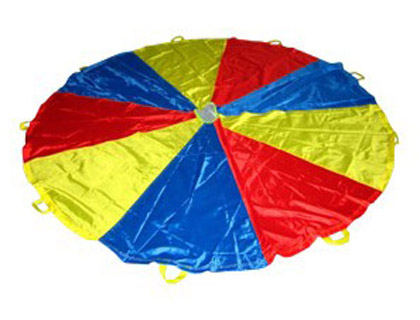 PARACAIDAS AMAYA DE NYLON CON 12 ASAS COLORES DEL PARCHIS 3,50 M
