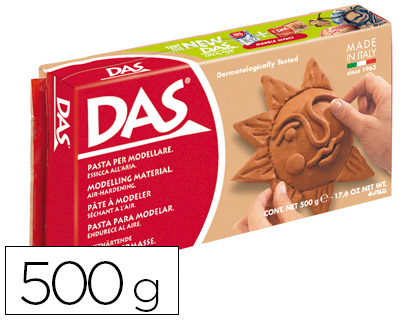 PASTA DAS TERRACOTA PARA MODELAR SECA SIN COCCION 500 GR