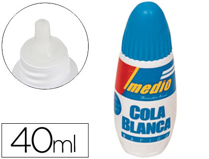 PEGAMENTO IMEDIO COLA BLANCA 40 ML -UNIDAD