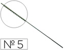 [5/13 MACA] PELOS DE SEGUETA MADERA Nº5 CAJA DE 144 UNIDADES