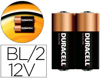 PILA DURACELL ALCALINA SECURITY PARA MANDO 12V BLISTER 2 UNIDADES