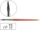 [PI11] PINCELES ACUARELA LIDERPAPEL Nº 11 VIROLA CROMADA PELO ENGOMADO