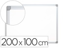 [KF03580] PIZARRA BLANCA Q-CONNECT LACADA MAGNETICA MARCO DE ALUMINIO 200X100 CM