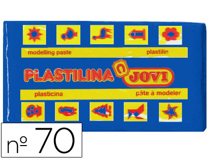 PLASTILINA JOVI 70 AZUL OSCURO UNIDAD TAMAÑO PEQUEÑO