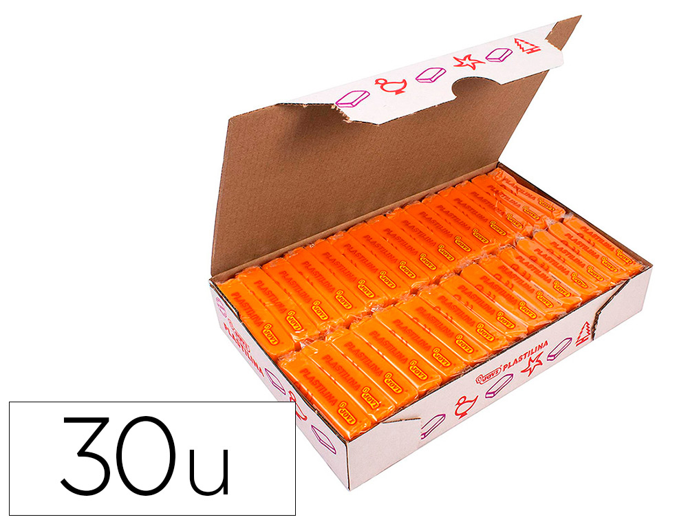 PLASTILINA JOVI 70 NARANJA UNIDAD TAMAÑO PEQUEÑO
