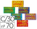 [70S] PLASTILINA JOVI 70 TAMAÑO PEQUEÑO CAJA DE 30 UNIDADES COLORES SURTIDOS