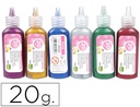 [PU10] PURPURINA PEGAMENTO LIDERPAPEL FANTASIA COLORES METALICOS SURTIDOS BOTE 20 GR
