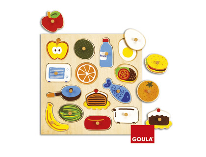 PUZLE GOULA MADERA IN &amp; OUT 14 PIEZAS