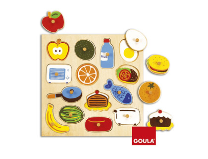 PUZZLE GOULA MADERA IN &amp; OUT 14 PIEZAS