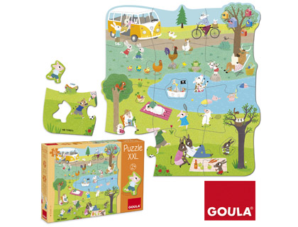 PUZZLE GOULA XXL UN DIA EN EL CAMPO 16 PIEZAS