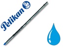 [905 406(0F3CA2)] RECAMBIO BOLIGRAFO PELIKAN CORTO MODELO 38 METALICO COLORAZUL PUNTA MEDIA