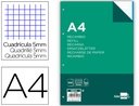[RE05] RECAMBIO LIDERPAPEL A4 100 HOJAS 100G/M2 CUADRO 5MM 4 TALADROS BANDAS DE 5 COLORES