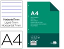 [RA02] RECAMBIO LIDERPAPEL A4 100 HOJAS 100G/M2 HORIZONTAL CON DDOBLE MARGEN 4 TALADROS