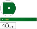 [RG04] REGLA LIDERPAPEL 40 CM ACRILICO VERDE