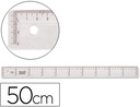 [RG06] REGLA LIDERPAPEL PLASTICO CRISTAL 50 CM