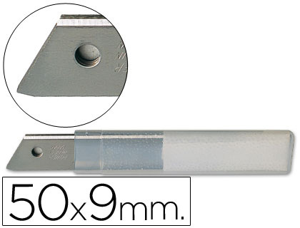 REPUESTO CUTER Q-CONNECT ESTRECHO PARA MODELOS KF10631/KF00234/KF10940/KF10938/KF10934 CUCHILLA 9 MM BLISTER 10 UND