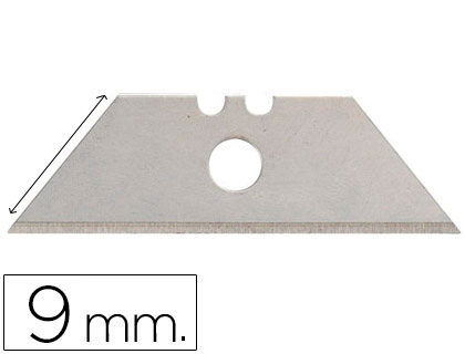 REPUESTO CUTER Q-CONNECT ESTRECHO PARA MODELO KF16818 CUCHILLA 9 MM BLISTER 10 UNIDADES