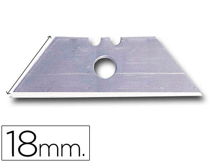 REPUESTO CUTER Q-CONNECT ANCHO PARA MODELOS KF10633/KF14624 CUCHILLA 18 MM BLISTER 5 UNIDADES