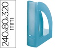 [KF04214] REVISTERO PLASTICO Q-CONNECT TURQUESA TRANSLUCIDO