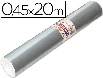 ROLLO ADHESIVO AIRONFIX ESPECIAL PLATA 69193 ROLLO DE 20 MT