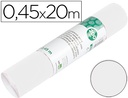 [RO09] ROLLO ADHESIVO LIDERPAPEL UNICOLOR BLANCO BRILLO ROLLO DE 0,45 X 20 MT